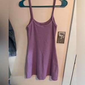 Los Angeles Apparel purple mini Dress - Size Small
